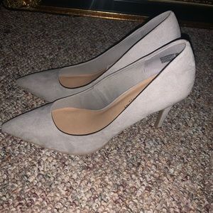 Grey heels